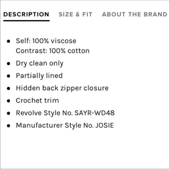 Saylor Revolve Josie Battenburg Lace Dress… - Picture 8 of 8